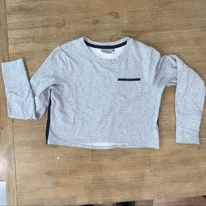Athleta cropped sweatshirt